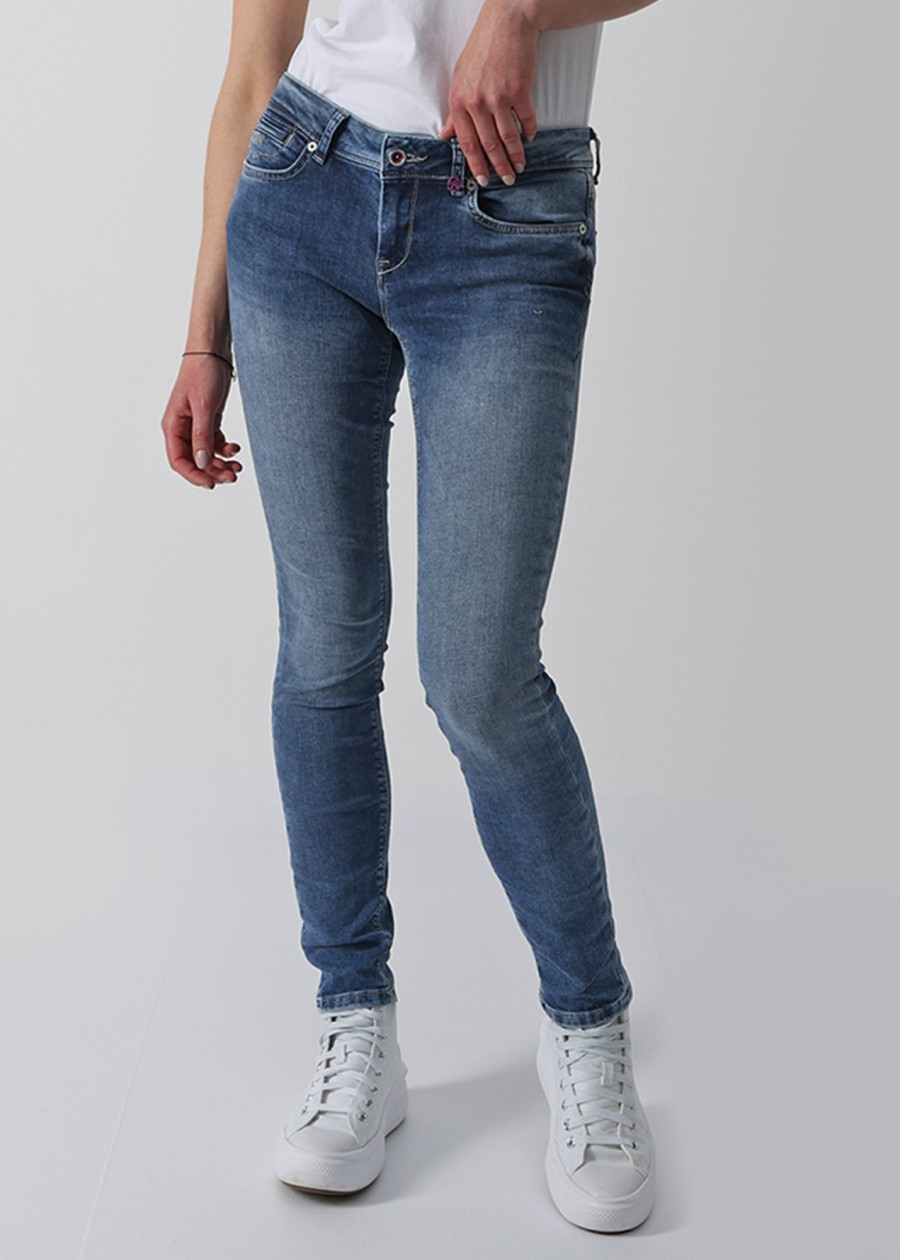 Damen MIRACLE OF DENIM | Monika Slim Fit / 5 Pocket Denimin Ravish Blue