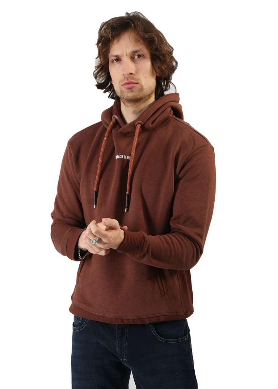 Herren MIRACLE OF DENIM | Au23-Sw782 / Sweatshirtin Brown