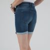 Damen MIRACLE OF DENIM | Lucky Bermuda / Kurze Hosein Mid Blue