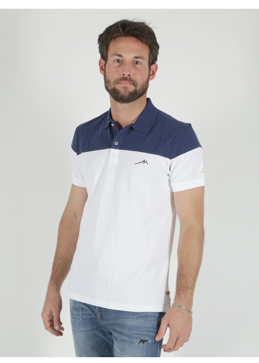 Herren MIRACLE OF DENIM | Poloshirt / Poloshirtin Indigo Block