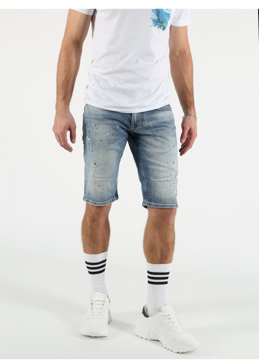 Herren MIRACLE OF DENIM | Thomas Shorts / Kurze Hosein Manhattan Blue