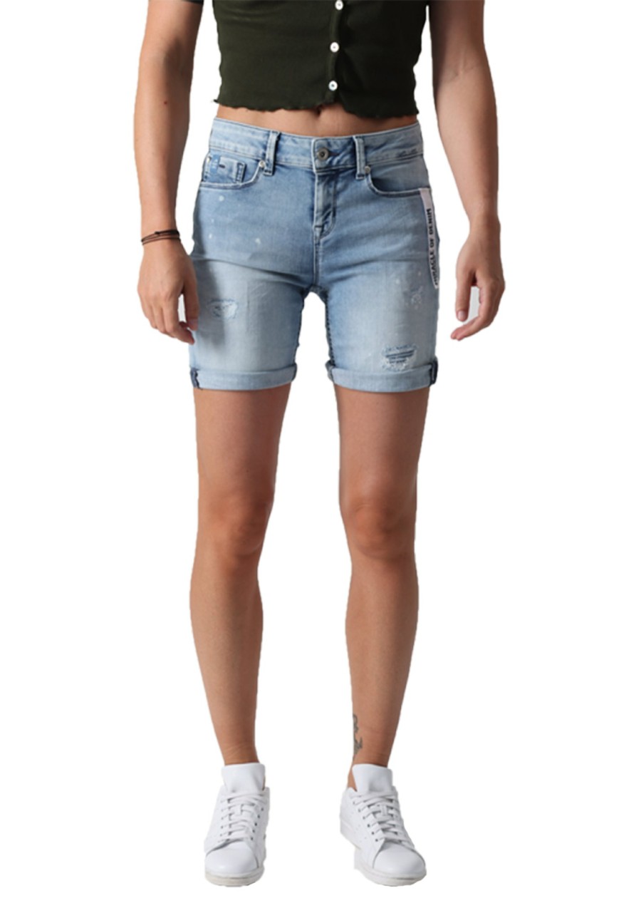 Damen MIRACLE OF DENIM | Lucky Shorts / 5 Pocket Denim Shortin Random Blue