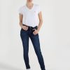 Damen MIRACLE OF DENIM | Skinny Fit Jeans Ellen / Skinny Fit Jeansin Stretchy Blue Jogg