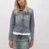 Damen MIRACLE OF DENIM | Jane Jeans Jacke / Jeans Jackein Hippo Grey