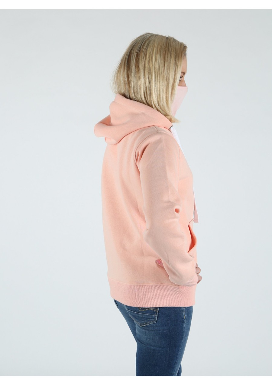 Damen MIRACLE OF DENIM | Damen Sweatshirt / Sweatshirt Mit Kapuzein Whisper Pink