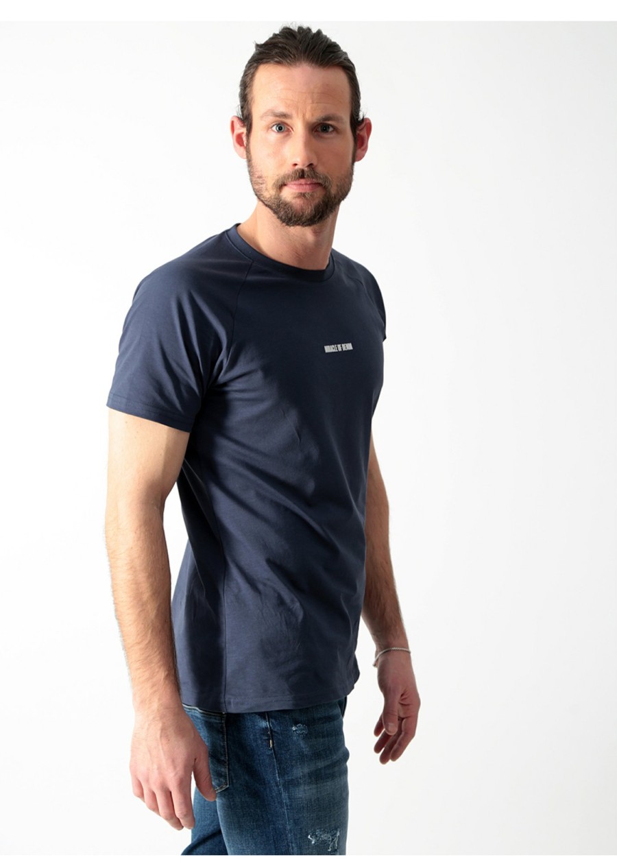 Herren MIRACLE OF DENIM | Logo T-Shirt / T-Shirtin Navy