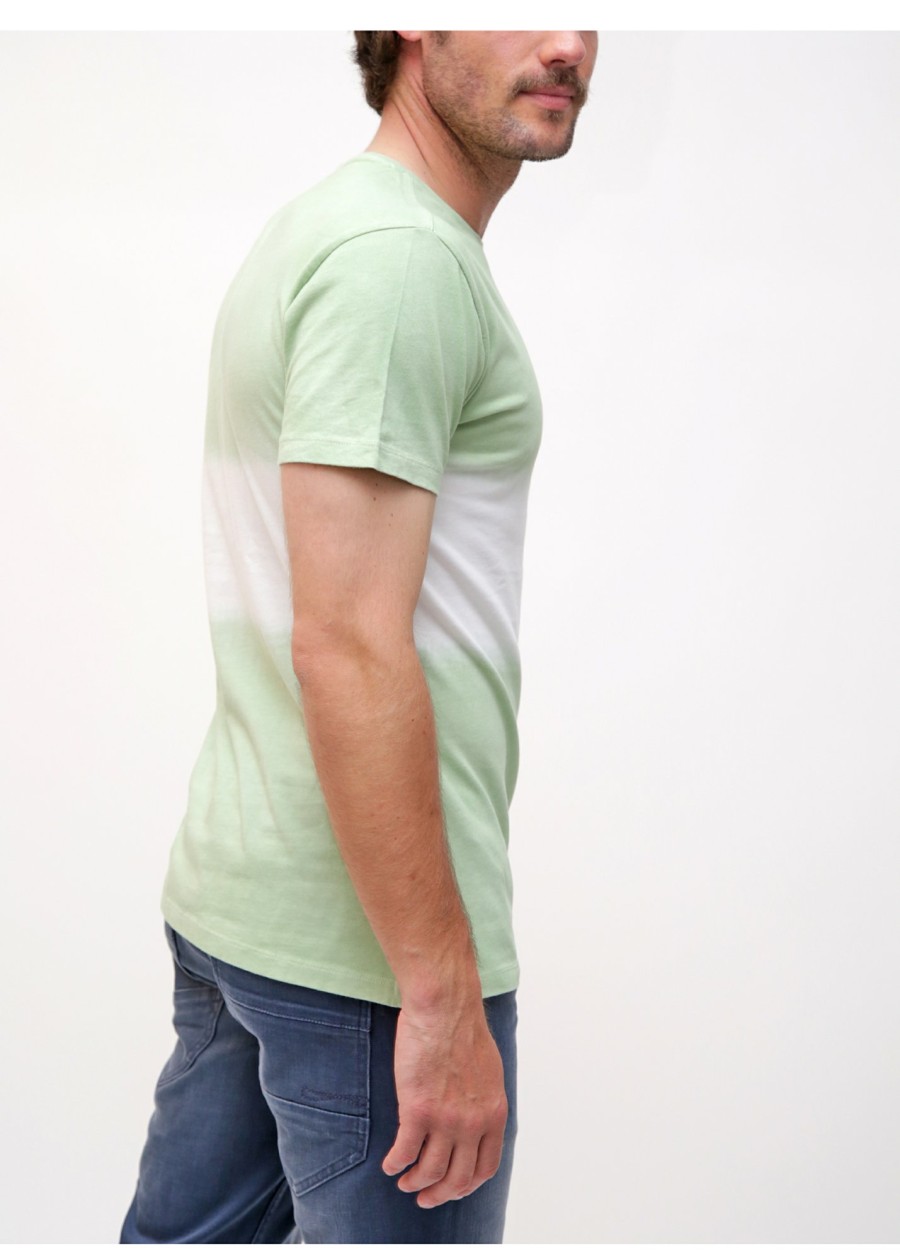 Herren MIRACLE OF DENIM | T-Shirt / Rundhals T-Shirtin Cucumber Dip Dye