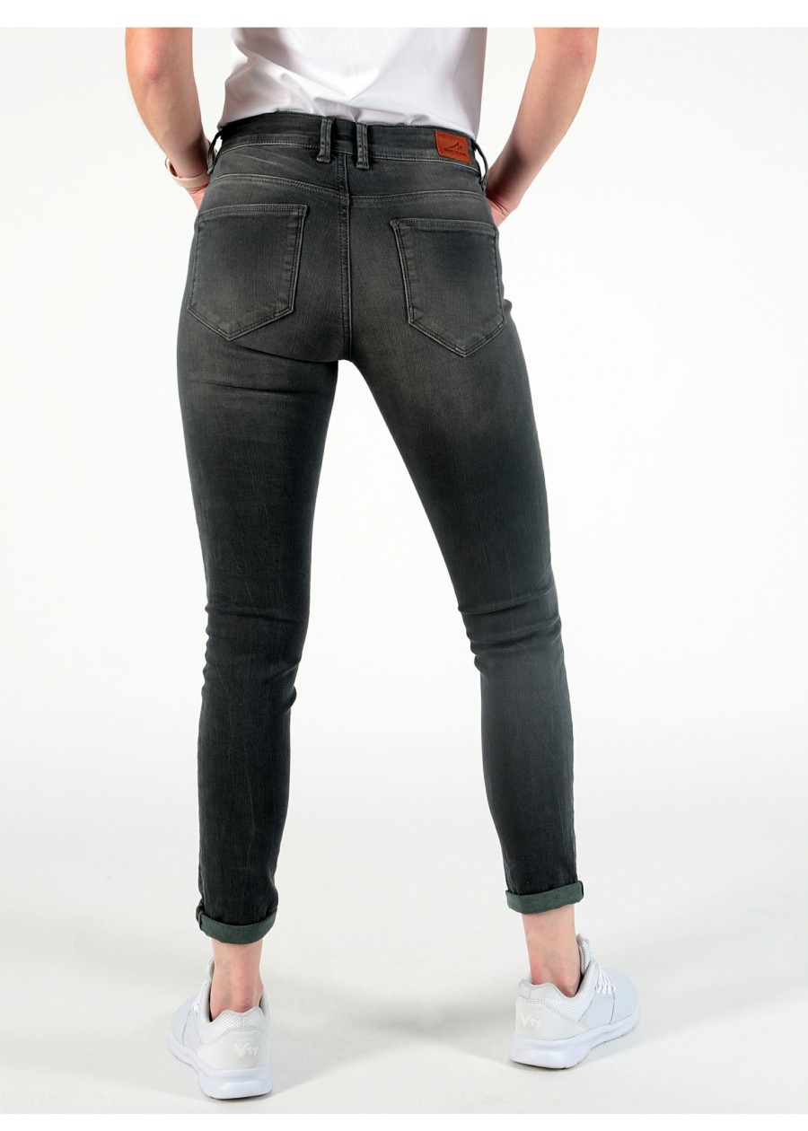 Damen MIRACLE OF DENIM | Sina Skinny / Skinny Fit Jeansin Rhino Grey