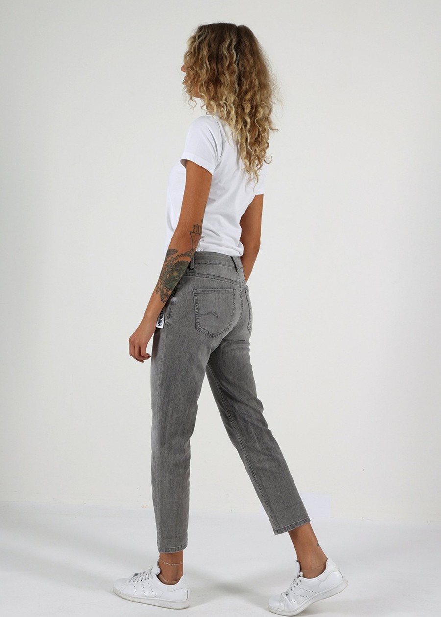 Damen MIRACLE OF DENIM | Daisy Comfort Straight / Jeansin Puzzling Grey