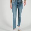 Damen MIRACLE OF DENIM | Ellen Skinny Jeans / Skinny Fit Jeans Im 5-Pocket-Stylein Albany Blue