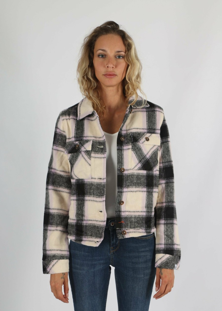 Damen MIRACLE OF DENIM | Au23-Bl312 / Hemdjackein Black/White Check