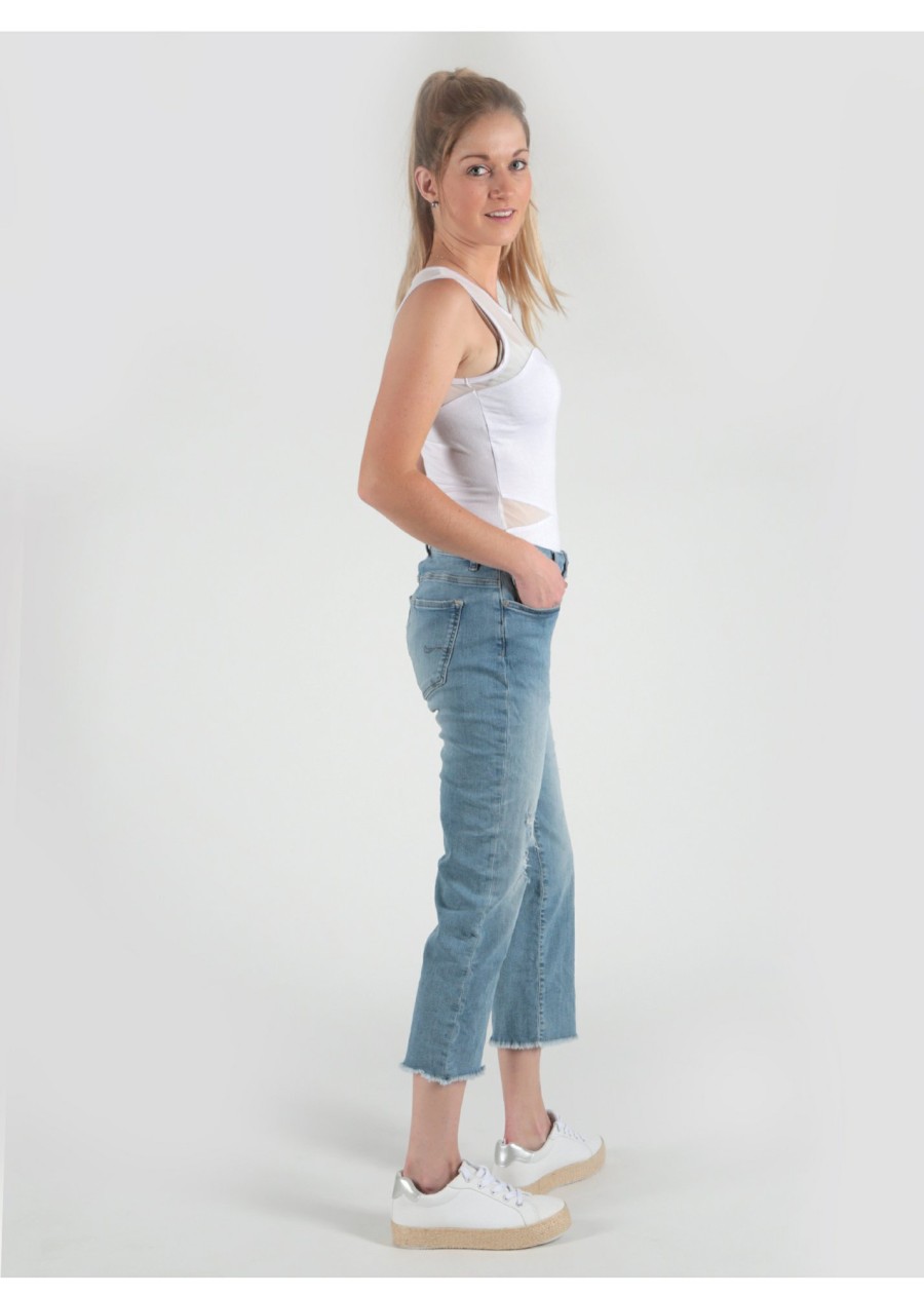 Damen MIRACLE OF DENIM | Vera Wide Leg / Wide Leg Jeansin Kasan Blue