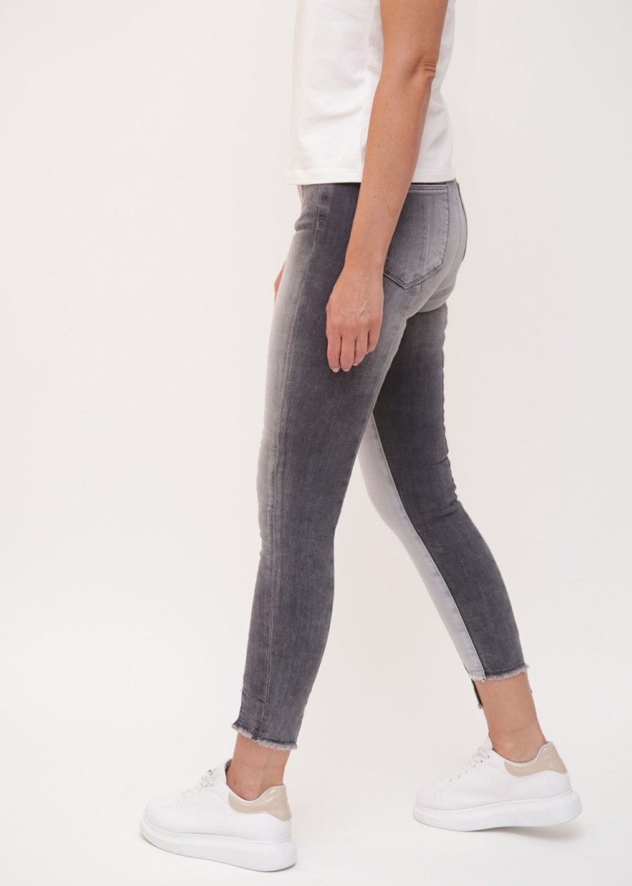 Damen MIRACLE OF DENIM | Sina Skinny / Skinny Fit Jeansin Black Panel