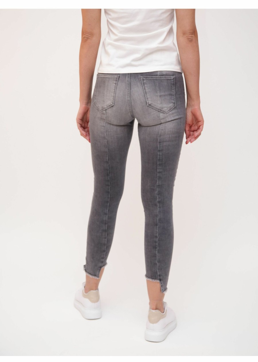 Damen MIRACLE OF DENIM | Sina Skinny / Skinny Fit Jeansin Black Panel