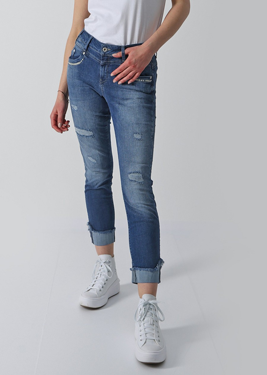 Damen MIRACLE OF DENIM | Rita Regular Fit / 5 Pocket Denimin Rest Blue