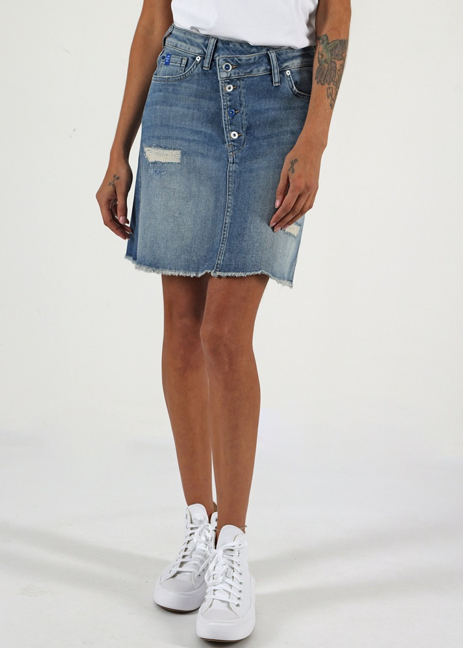 Damen MIRACLE OF DENIM | Iris Skirt / Rockin Playful Blue