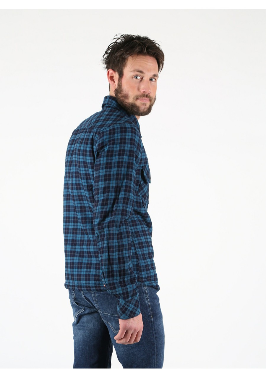 Herren MIRACLE OF DENIM | Jeans Hemd / Hemd Kariertin Blue Check