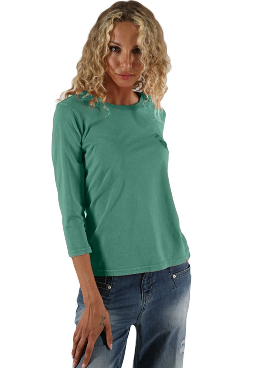 Damen MIRACLE OF DENIM | Sp23-Ts317 / Damen T-Shirtin Froggy Green