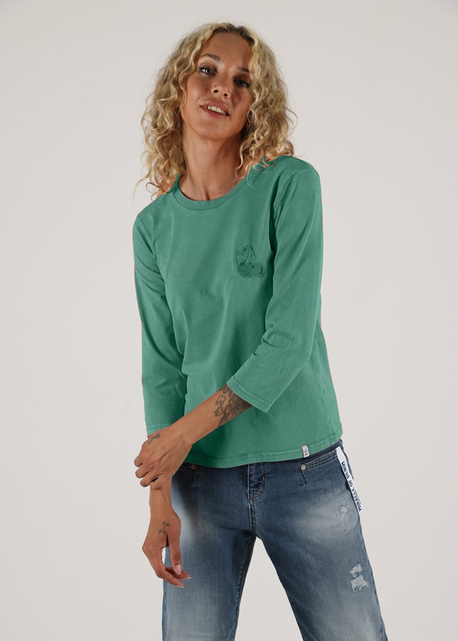 Damen MIRACLE OF DENIM | Sp23-Ts317 / Damen T-Shirtin Froggy Green