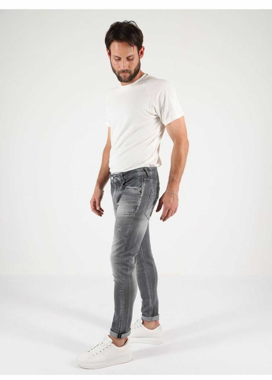 Herren MIRACLE OF DENIM | Alvin Tapered Fit / 5 Pocket Denimin Radium Grey