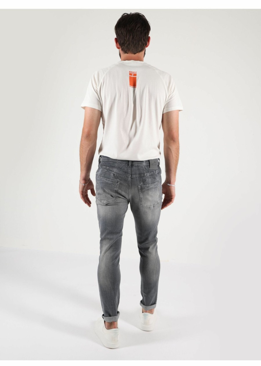 Herren MIRACLE OF DENIM | Alvin Tapered Fit / 5 Pocket Denimin Radium Grey