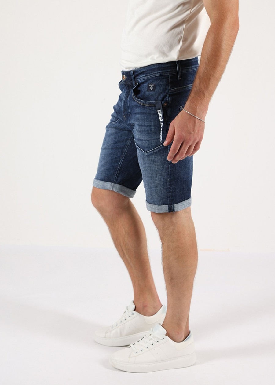 Herren MIRACLE OF DENIM | Jason Shorts / Herren Denim Shortin Rabbit Blue